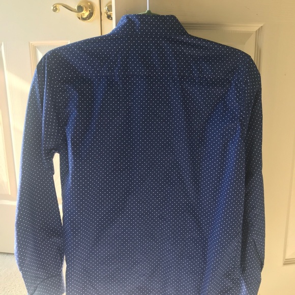 Navy button down shirt EUC - Picture 6 of 7